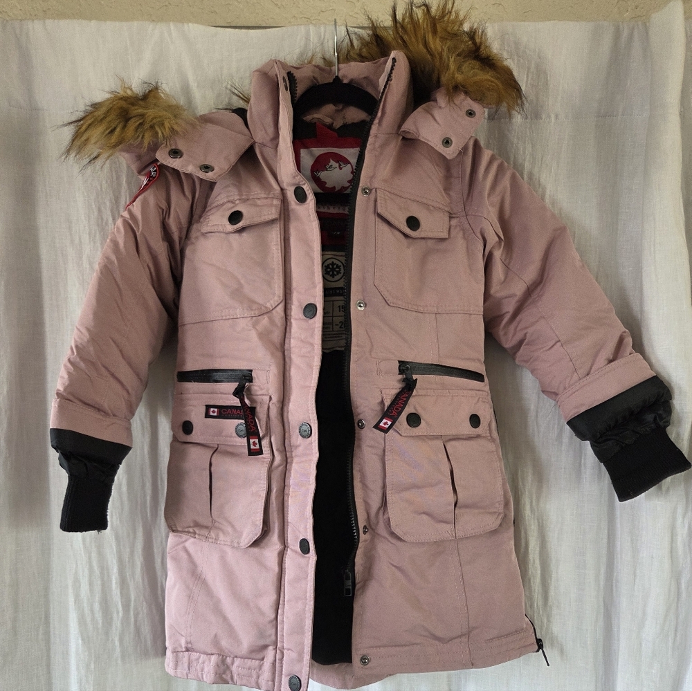 CANADA Weathergear | Puffer Parka Coat with Faux Fur Trim